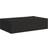 vidaXL 330243 Black Wall Shelf 40cm