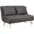 Daigo Dark Grey Soffa 120cm 2-sits