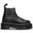 Dr. Martens 2976 Gothic Americana Leather Platform Chelsea Boots - Black