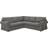 IKEA EKTORP Hakebo Dark Grey Soffa 243cm 4-sits