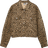 Vero Moda Ltallulah Denim Jacket - Brown/Silver Mink