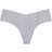 PINK No-Show Thong Panty - Grey Oasis