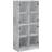 vidaXL 3295860 Concrete Grey Opbevaringsskab 68x142cm