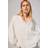 H&M Ladies White Jacquard-weave blouse