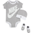 Nike Baby Bodysuit Box Set 3pcs - Dark Grey