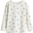 H&M Printed Jersey Top - Natural White/Bows (0922700109)