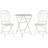 Beliani Metal Garden Bistro Set