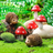 Shein 6pcs 2 Hedgehog + 4 Mushroom Fairy Garden Animal