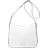 Michael Kors Kensington Large Pebbled Leather Crossbody Bag - White