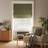 Dunelm Luna Olive Blackout Roman 61x200cm