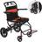 VEVOR Aluminum Alloy Ultra-Lightweight Wheelchair 220lbs