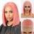 Shein Pink Color Transparent Lace Straight
