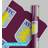 Aston Villa FC Birthday wrapping paper 2 sheets & 2 tags kids gift wrap