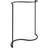 Hay Colour S-Shape Black Clothes Rack 144.2x150cm