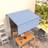 vidaXL Manual Retractable Awning with Blind 3.5x2.5m Awning