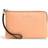 Coach Corner Zip Wristlet - Silver/Faded Blush