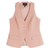 River Island Button Up Longline Waistcoat - Petite Pink