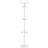 vidaXL Mute Waiter with Umbrella Holder White Klädkrok 35cm