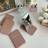 Shein Pc Foldable Makeup MirrorPu Leather Material Folding Makeup MirrorAdjustable Handheld Tabletop Stand Hd Vanity MirrorPortable Handheld Mini Mirror For