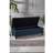 Fwstyle Upholstered navy blue ottoman Storage Bench