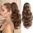 Shein Ponytail 20-Inch Wave Synthetic Hairpin Ponytail Wig Ponytail Curly Daily
