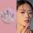 Shein One Sweet Butterfly Pearl Face Sticker Rhinestone Stage Performance Face Decoration