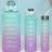 Shein 1pc 2L or 750ml or 300ml large capacity pink gradient PC water bottle, sports and fitness portable straw cup, for home and travel outdoor use