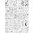 Shein 30 Creative And Exquisite Temporary Tattoo Stickers With Black Butterfly Flowers And Text Design, Suitable For Fingers, Wrists, And Small Body Parts