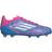 Adidas Junior F50 League Cleats FG/MG - Solar Blue/Cloud White/Solar Pink