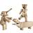 Kay Bojesen Liliput Oak Natural Prydnadsfigur 9.5cm 3st