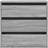 vidaXL 852848 Grey Sonoma Kommode 59.9x58cm