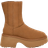 UGG Classic Twin Seam New Heights Boots - Chestnut