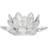 Margit Brandt Lotus Small Clear Fyrfadsstage 5.5cm