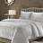 Tribeca Living Florence Velvet Oversized Duvet Cover Grey, Silver (279.4x243.8cm)