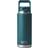 Yeti Rambler with Color-Matched Straw Cap Agave Teal Water Bottle 76.9cl