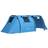OutSunny 2 Room Camping Family Tent For 3-4 Persons - Sky Blue