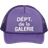 Gallery Dept French Logo Trucker Hat - Flo Purple