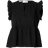 Selected Ruffled Top - Black