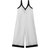 Reiss Aida Linen Wide Leg Jumpsuit - White/Navy