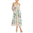 Farm Rio Stitched Birds Scarf Maxi Dress - Off White