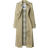 Burberry Long Cotton Blend Trench Coat - Taupe