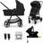 Kinderkraft Newly Mink Pro Kombivagn 4-i-1 Classic Black