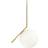 Flos Ic Lights S2 Gold Pendant Lamp 35.8cm