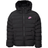 NIKE Older Kid's Sportswear Lightweight Synthetic Fill Loose Hooded Jacket - Black/Black/Magic Flamingo (FD2845-013)