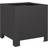 vidaXL Garden Planter Black Steel ∅30cm