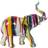 Alexandra House Living Elephant Paint Multicolored Figurine 22cm