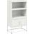 vidaXL 846505 White Skænk 68.5x123.5cm