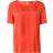 Comma Flowing Satin Shirt - Coral