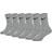 NIKE Performance Bacic Dri FIT Crew Socks 6 -pack - Dark Gray Heather