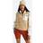 The North Face Women’s Yumiori ¼-Zip Pullover Size: Medium Khaki Stone/White Dune/Utility Brown